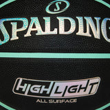 Highlight Foil Basketball, Black/Mint, Size 7 C2U4 - product image 5