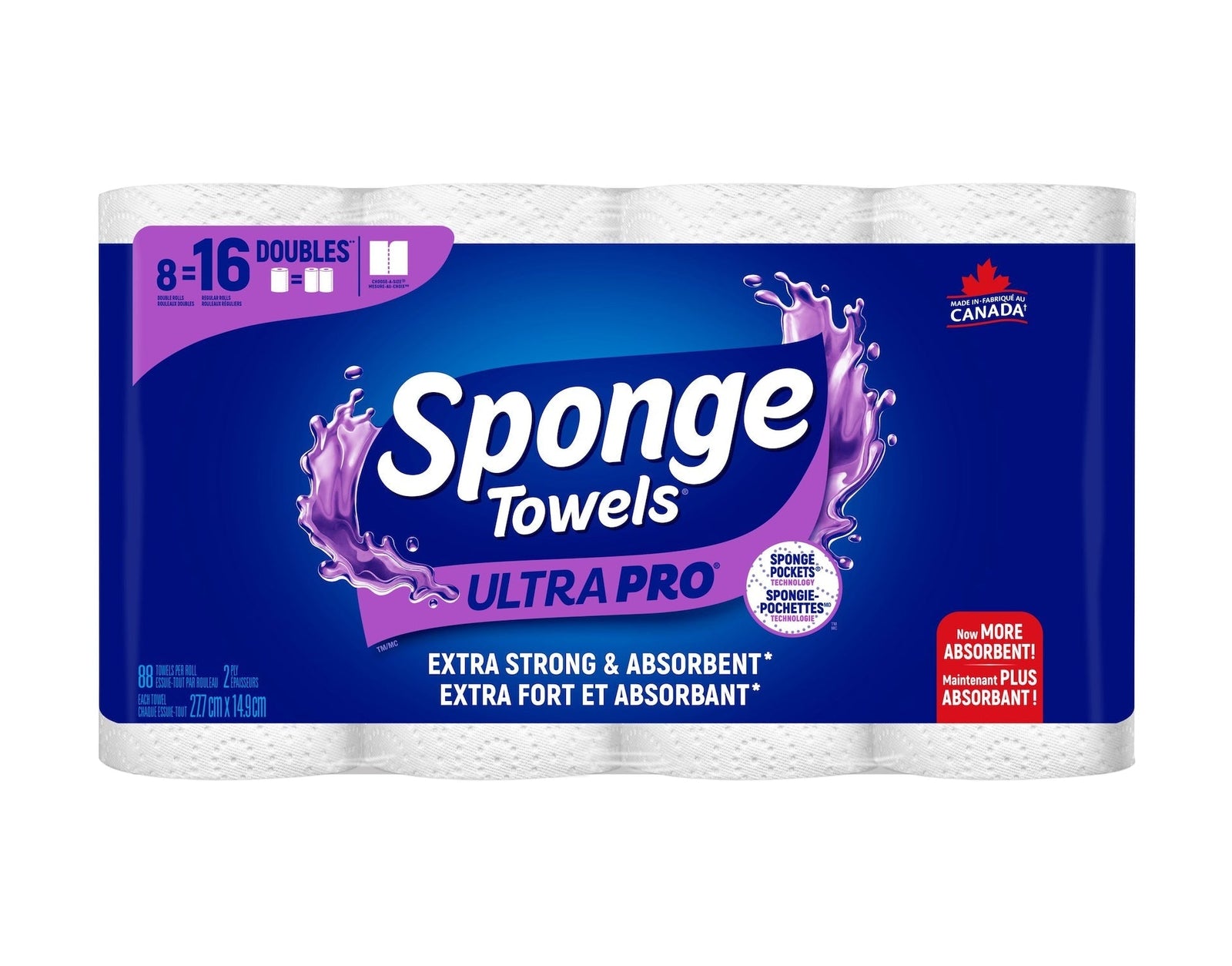 Towels Ultra Pro Paper Towels, 8=16 rolls E6A3 - product image 1