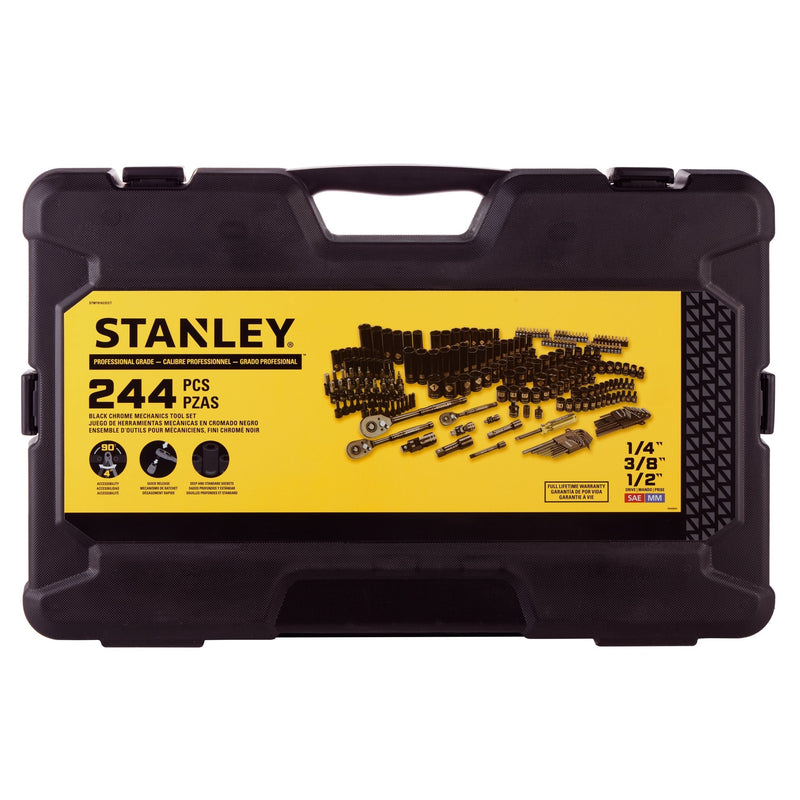 244 Piece Black Chrome Socket Set X1S4