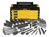 Professional Grade Black Chrome Socket Set, SAE/Metric, 203-pc V2E9 - product image 1