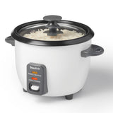 300W 6-Cup White Rice Cooker with Steam Basket O4Q9 - product image 2