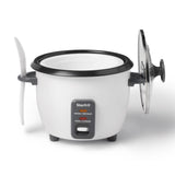 300W 6-Cup White Rice Cooker with Steam Basket O4Q9 - product image 3