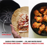 Round Non-Stick Parchment Paper Air Fryer Liner, 50-pk V4H0 - product image 3