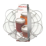 Stainless Steel Reversible Canning Rack, Holds 7 x 500 mL or 4 x 1-L Glass Mason Jars A3D2 - product image 1