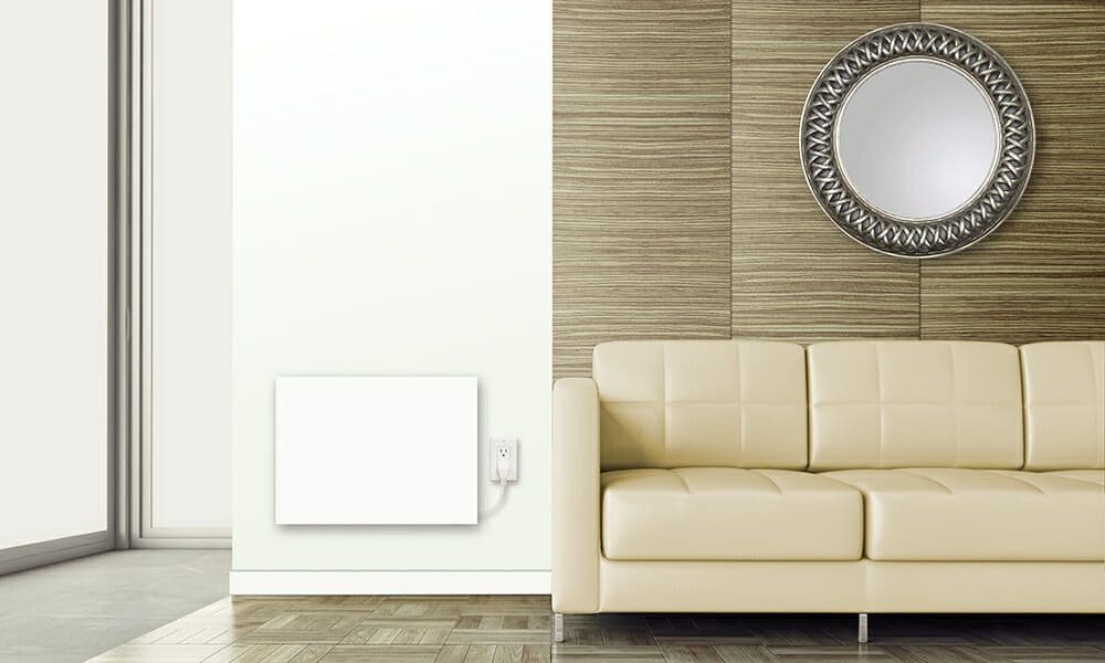 Convector Heater withBuilt-In Electric Thermostat, 1500W, White F7V4 - product image 6