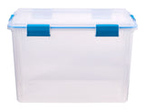 Clear Storage Box with Gasketed Lid, 76-L W0U6 - product image 1
