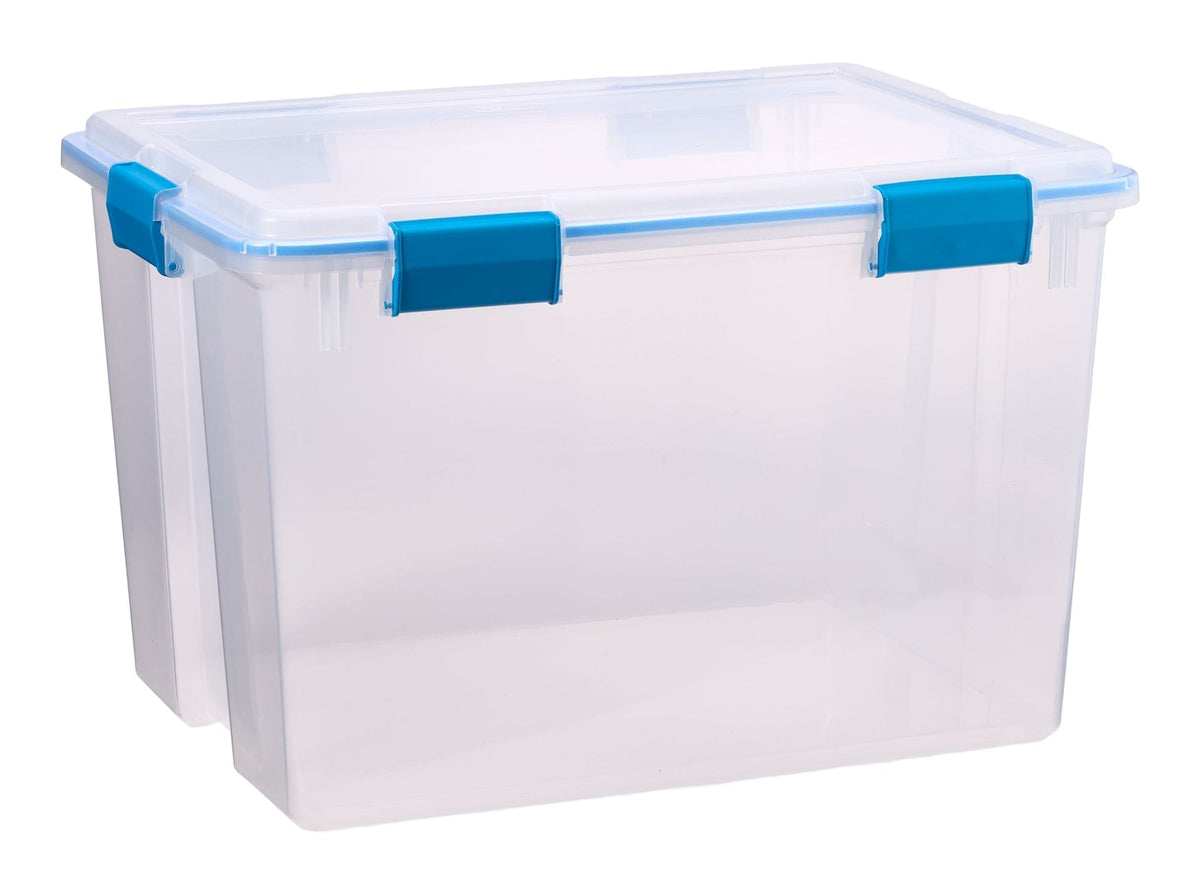 Clear Storage Box with Gasketed Lid, 76-L W0U6 - product image 2