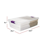 ClearView Storage Box with Latched Lid, 30-L E4I8 - product image 2