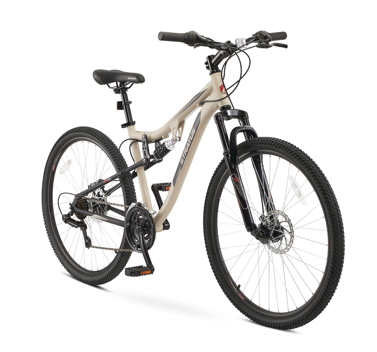 Striker Adult Bike, 21-Speed, 17-in Aluminum Frame, 27.5-in, Beige F1I1 - product image 1