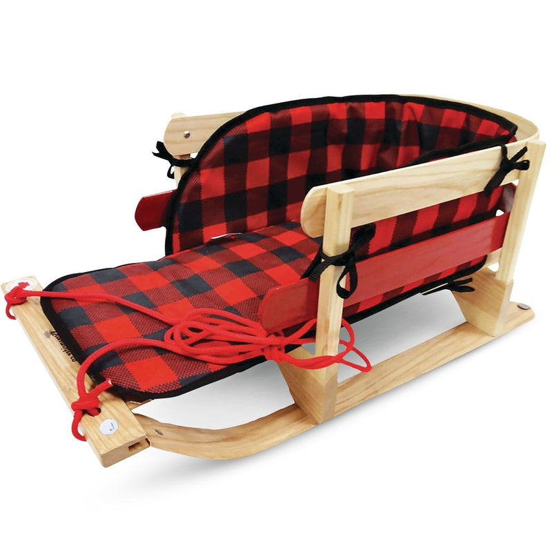 Grizzly Sleigh with Plaid Pad P8E3