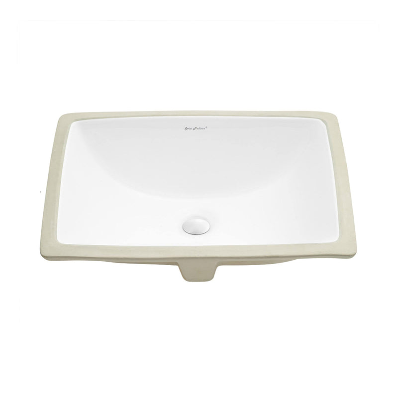 Plaisir 18.5 Rectangular Under-Mount Bathroom Sink R5U3