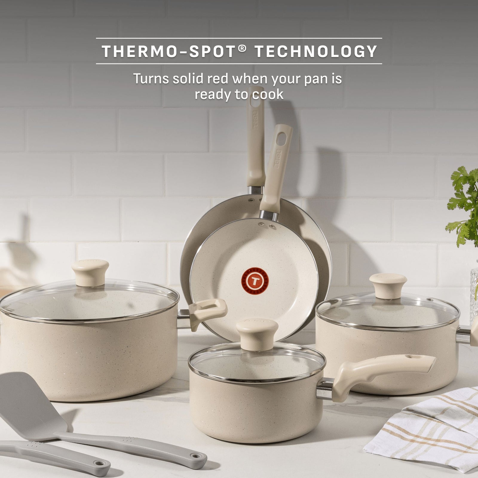 Beige 10-Piece Non-Stick Set, Beige X2Y5 - product image 4