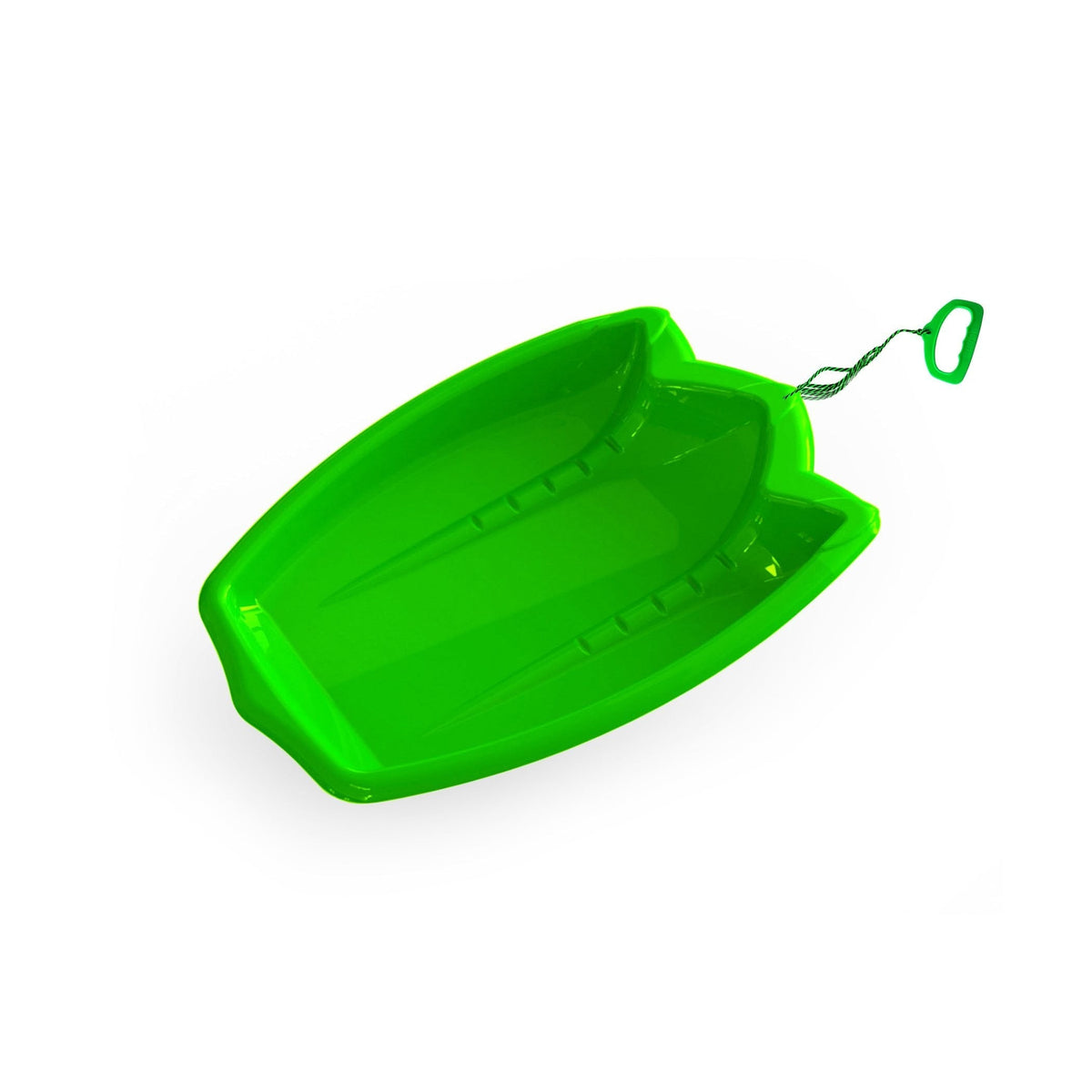Dinosaur Paw Kids' 1-Person Plastic Winter Snow Sled/Toboggan with Tow Rope B8A8 - product image 1