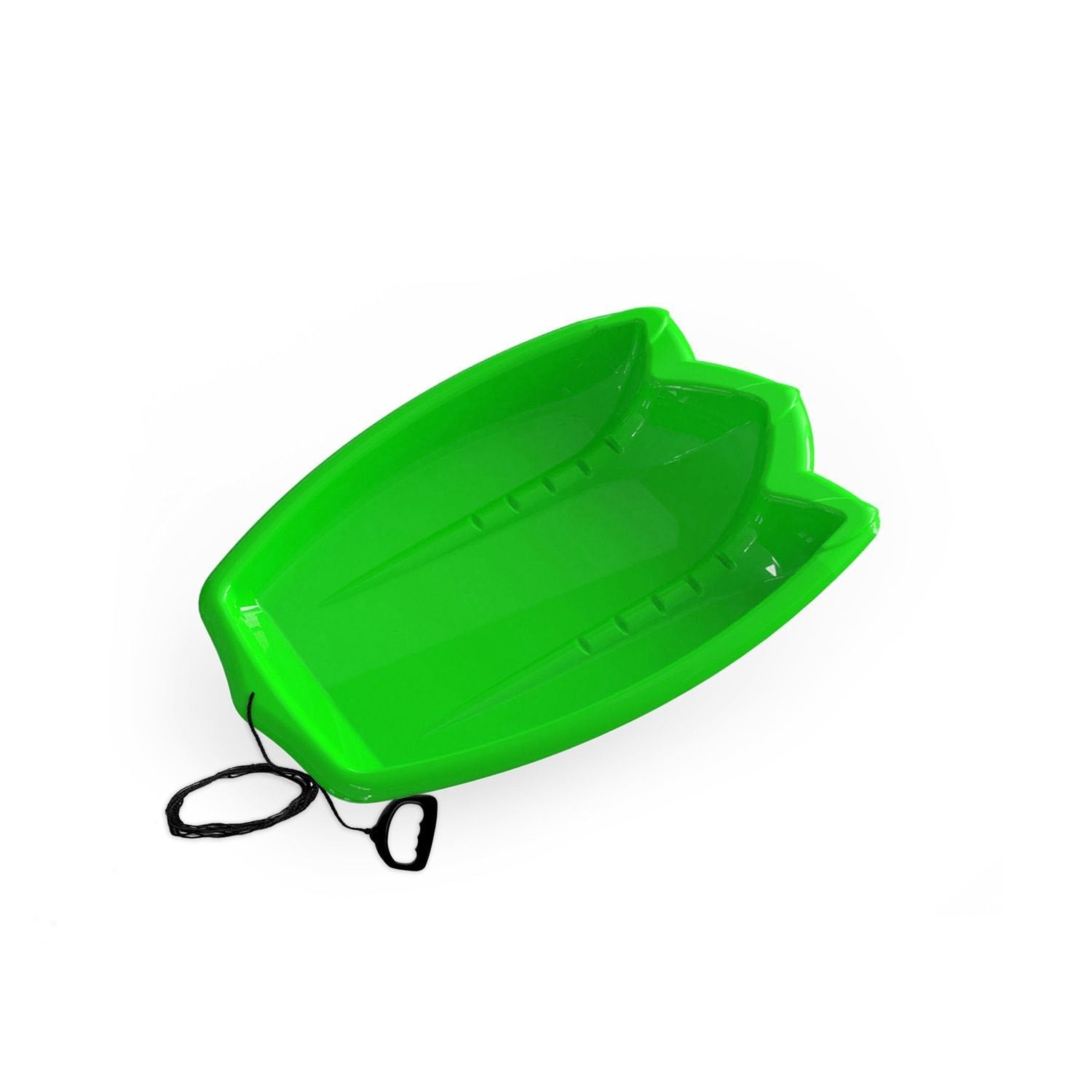 Dinosaur Paw Kids' 1-Person Plastic Winter Snow Sled/Toboggan with Tow Rope B8A8 - product image 2