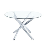 Me Home Star Glass Round Dining Table J5H1 - product image 2