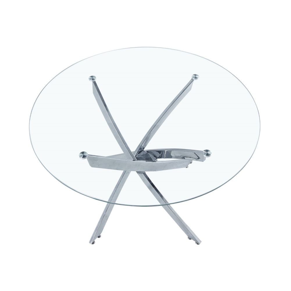 Me Home Star Glass Round Dining Table J5H1 - product image 3