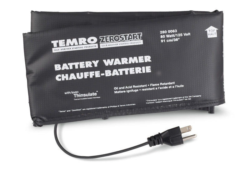 Zerostart 2800063 Battery Warmer/Blanket, 80W, 36-in F4E1