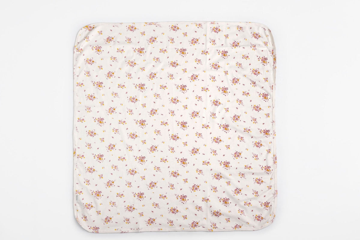 The Elk Baby Flower Print Premium Organic Cotton Blanket A9B4 - product image 1