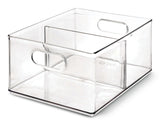 The Home Edit by iDESIGN Clear Stackable Divided Deep Organizing Storage Bin, 11.5-L E7I3 - product image 1
