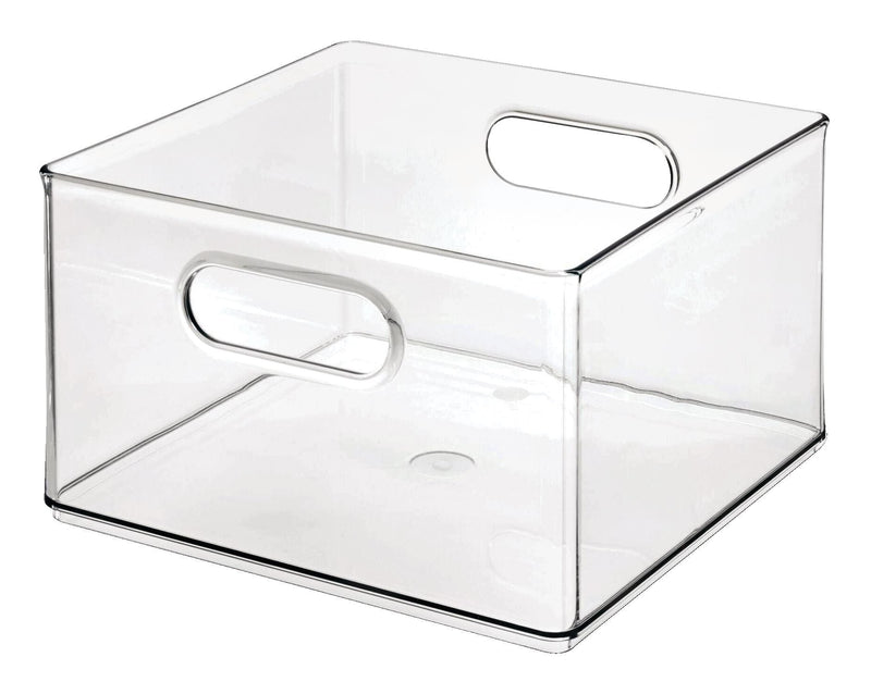 The Home Edit by iDESIGN Clear Stackable Organizing Storage Bin, 8.2-L E4N8
