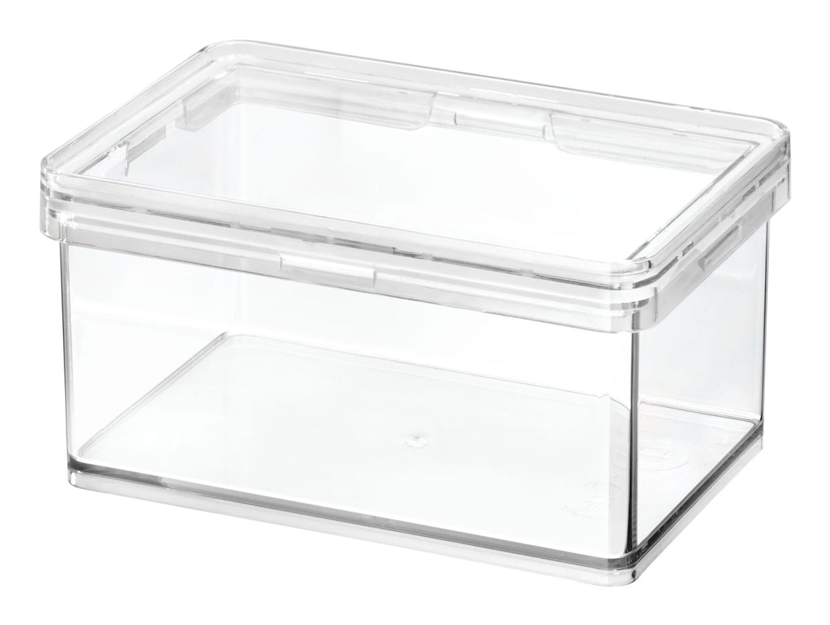 The Home Edit by iDESIGN Clear Stackable Small Canister with Air Tight Lid, 0.47-L L2W9 - product image 1