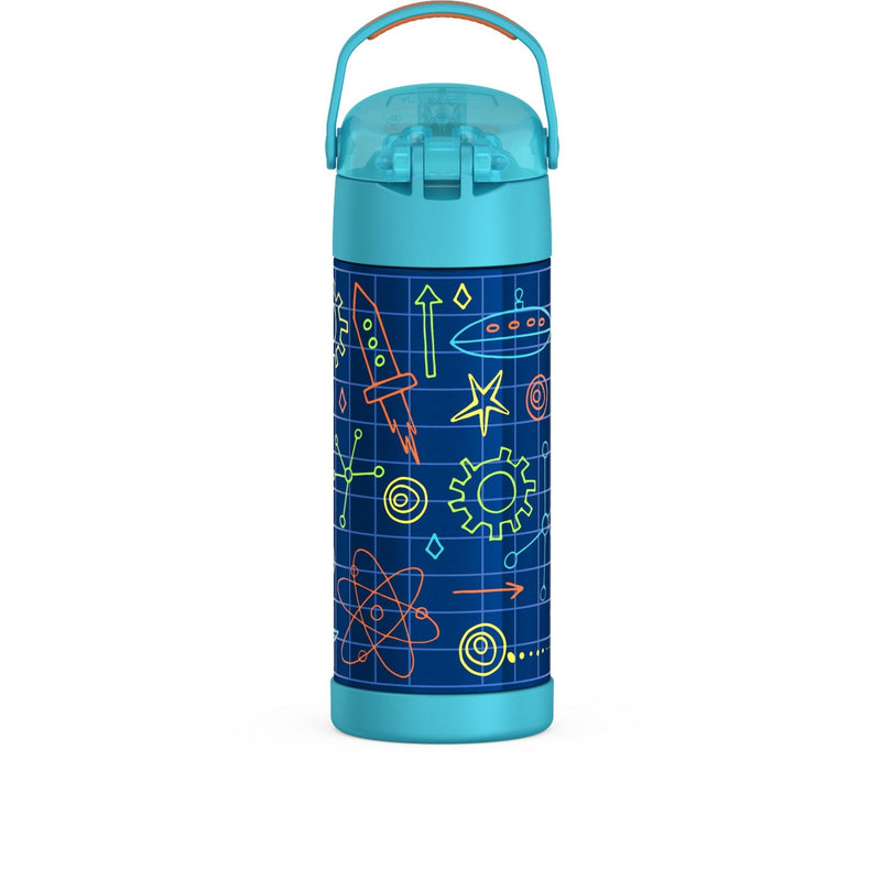 Robot Stainless Steel Insulated Water Bottle, 14-oz F4Q5