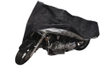 Premium Polyester Motorcycle Cover, Black, Large X2Z3 - product image 1