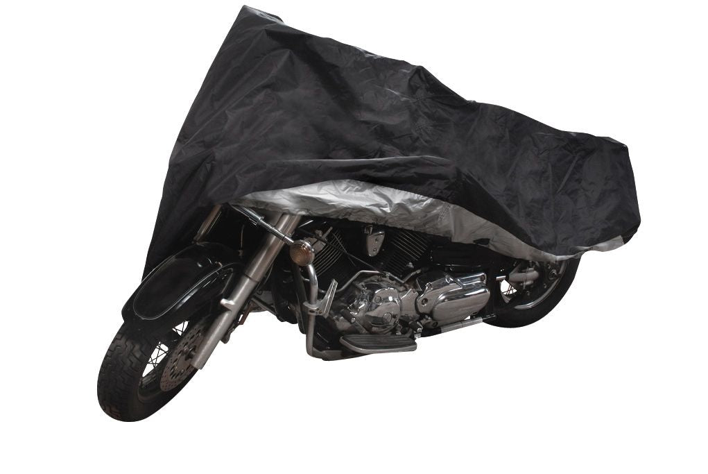 Premium Polyester Motorcycle Cover, Black, Large X2Z3 - product image 1