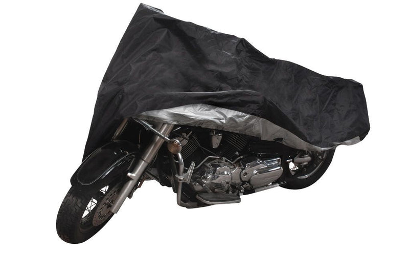 Premium Polyester Motorcycle Cover, Black, Large X2Z3