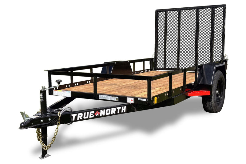60-in x 10-ft Landscape Utility Trailer with Ramp Gate F0G1