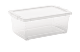 type A Clarity Transparent Storage Box with Lid, 15-L E8U8 - product image 3