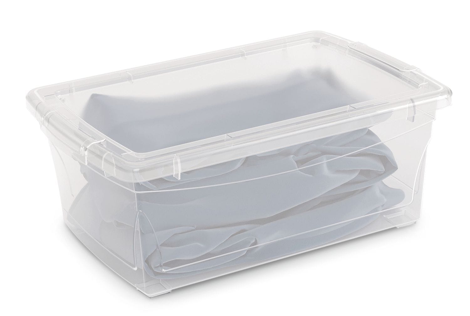 type A Clarity Transparent Storage Box with Lid, 15-L E8U8 - product image 6