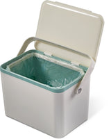 type A Plastic Rectangular Compost Bin, White, 4-L L7C1 - product image 3