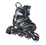 Wheels Adjustable Inline Skates, Teal, Assorted Sizes H3I7 - product image 1
