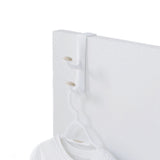 Plastic 2-Hook Over the Door Hook, White, 10-in Z7P7 - product image 1