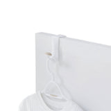 Plastic Single Over the Door Hook, White, 7.5-in G1Z5 - product image 1