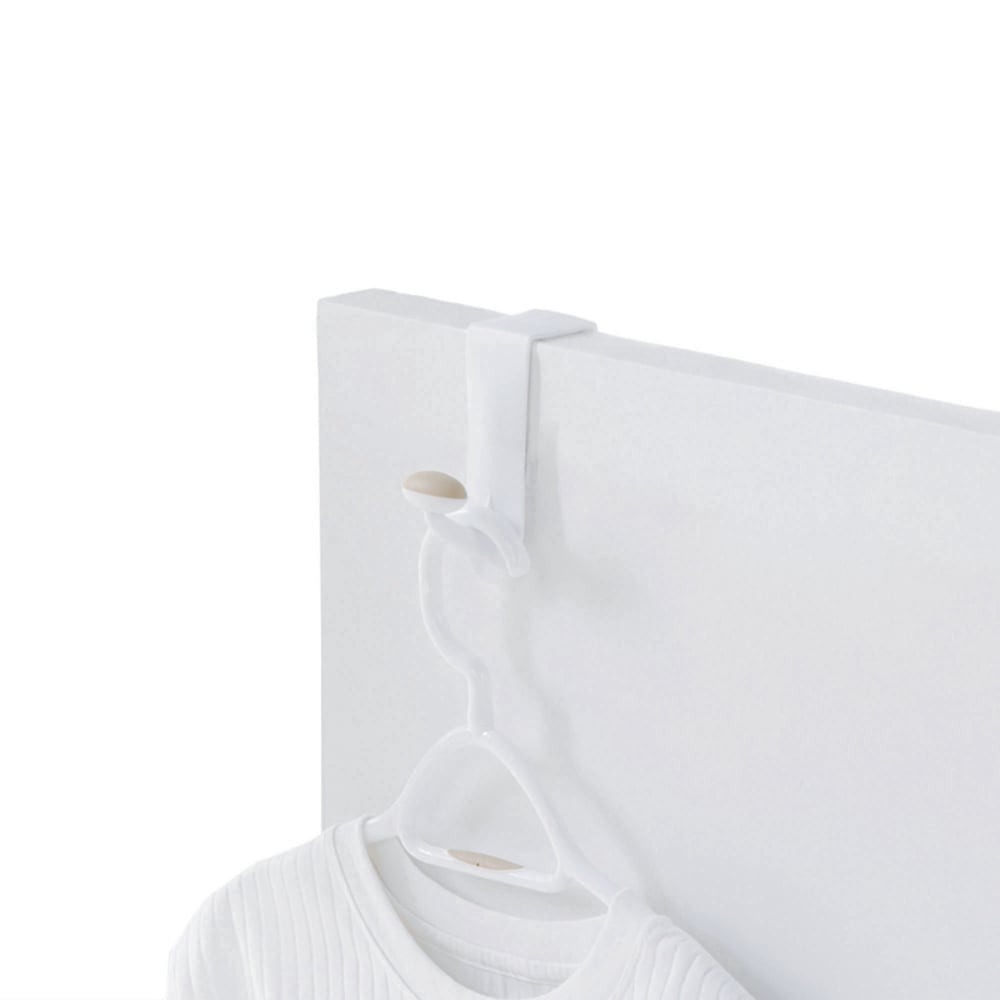 Plastic Single Over the Door Hook, White, 7.5-in G1Z5 - product image 1