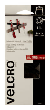 Industrial Strength Low Profile Heavy Duty Tape, Black, 10-lbs, 3-ft x 1-in, 1-pk E0B0 - product image 1