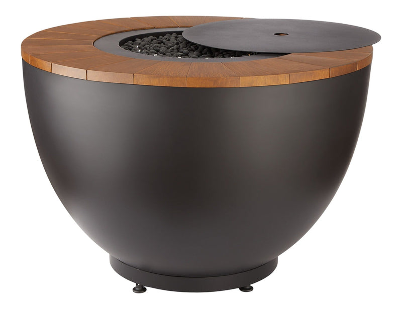 Round Outdoor Gas Fire Table, 65,000 BTUs, 36-in A9E3