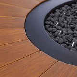 Round Outdoor Gas Fire Table, 65,000 BTUs, 36-in A9E3 - product image 8
