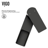 Amada Single Handle Vessel Sink Bathroom Faucet, Matte Black A7K8 - product image 2