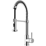 Edison Single Handle Pull Down Kitchen Faucet, Chrome L6P0 - product image 1