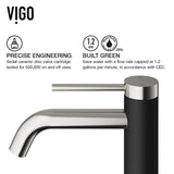 Lexington Single Handle Vessel Sink Bathroom Faucet with cFiber© Body, Brushed Nickel H1N4 - product image 4