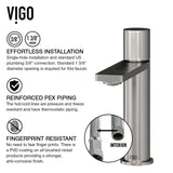 Lorca ConcretoStone Grey Bathroom Sink/Basin Set with Gotham Faucet and Rectangular Vessel G6A7 - product image 6