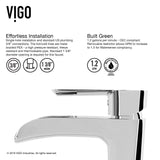 Magnolia MatteStone White Bathroom Sink/Basin Set with Niko Faucet and Rectangular Composite Vessel I6R9 - product image 4