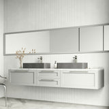 Palazzo Gothic ConcretoStone 24x11-in Deep Grey Bathroom Sink/Basin with Rectangular Vessel H2E6 - product image 5