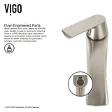 White Frost White Bathroom Sink/Basin Set with Linus Faucet and Round Glass Vessel U8B5 - product image 5