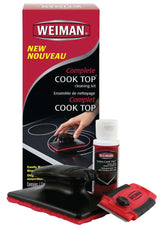 Complete Glass Cooktop Cleaning Kit, 3-pc, Include Scrub Pad, Scraper and Cleaning Solution E9O6 - product image 1