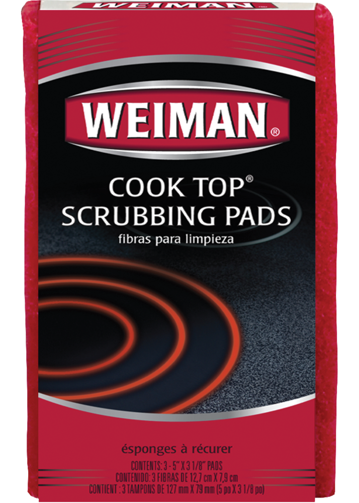 No Scratch Cooktop Scrubbing Pads for Ceramic and Glass Ranges, 3-pk V8D0 - product image 1