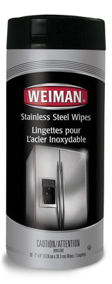 Stainless Steel Cleaning and Protectant Wipes, 30 Wipes N1Y1 - product image 1